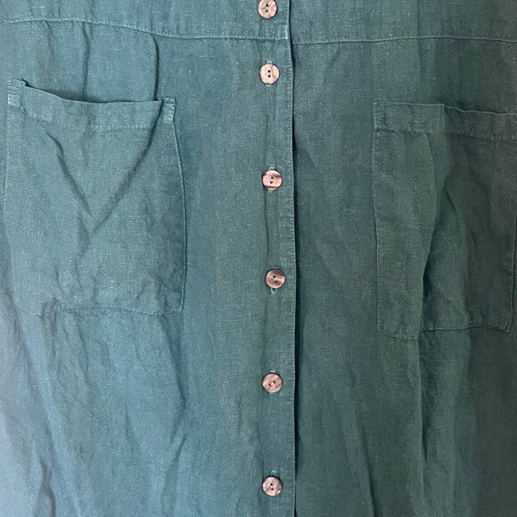 Vintage Click "Color Me Cotton" Linen Dress - Picture 2 of 7